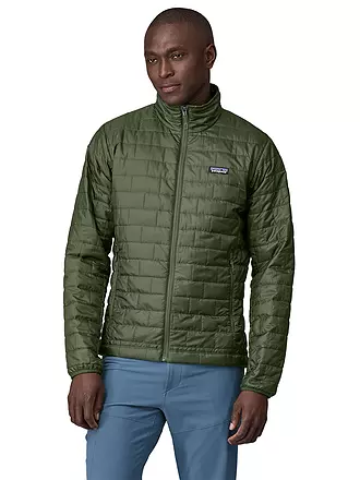 PATAGONIA | Chaqueta de aislamiento Nano Puff para hombre | dunkelgrün